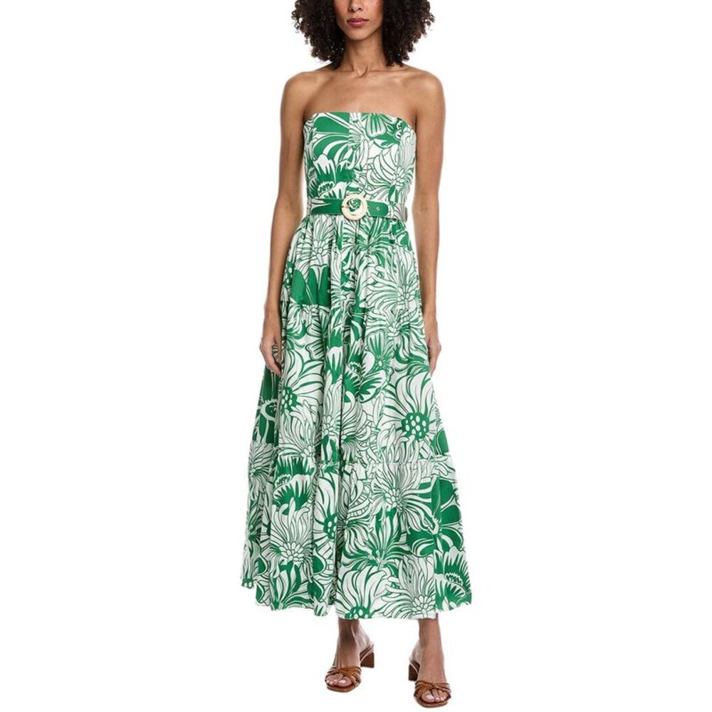 Borgo De Nor Womens Jou Jou Midi Dress, Red